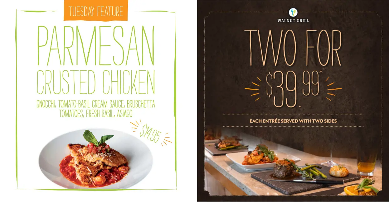 Walnut Grill features